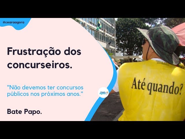 Concurso público cancelado! | BATE PAPO