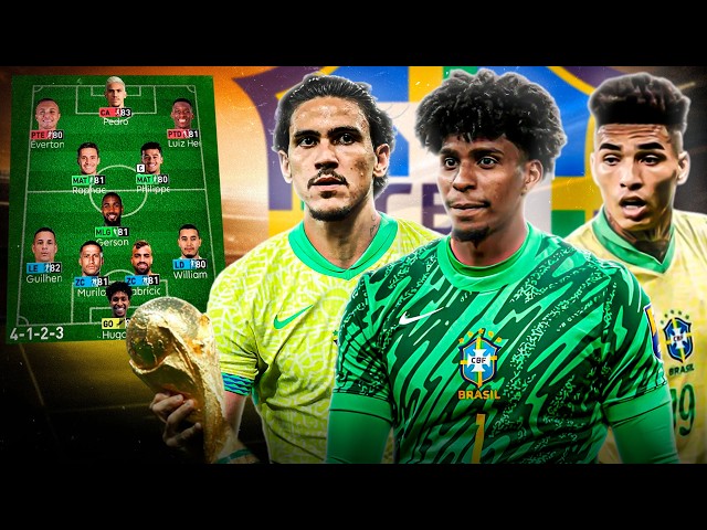 COPA DO MUNDO 2026 MAS SÓ CONVOCANDO JOGADORES DO BRASILEIRÃO !! - PES 2021 PATCH 100% ATUALIZADO