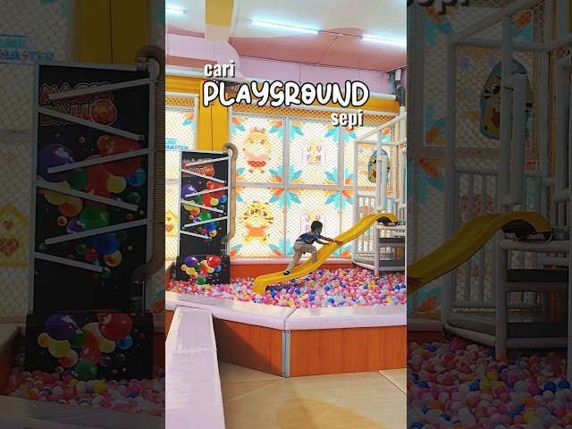 cari playground sepi, biar puas mainnya #playground #main #seru #tempatbermain