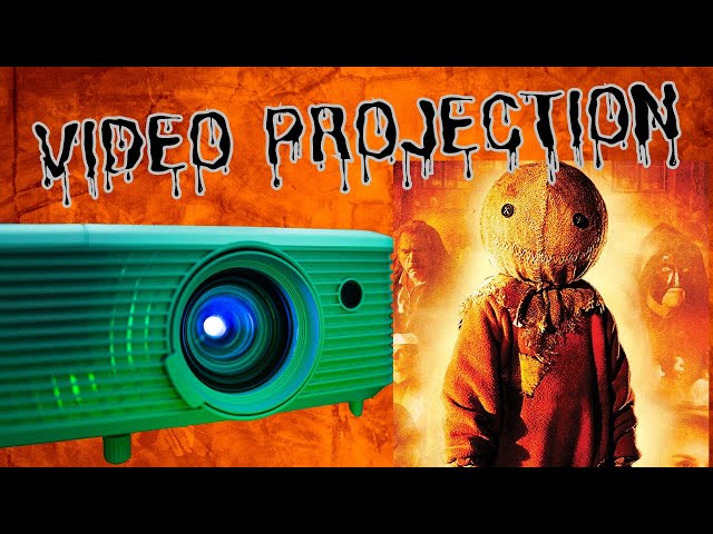 Halloween Window projection Trick r treat