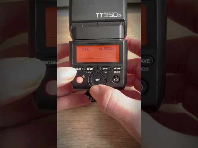 What settings to use for beginners flash photography - Godox TT350