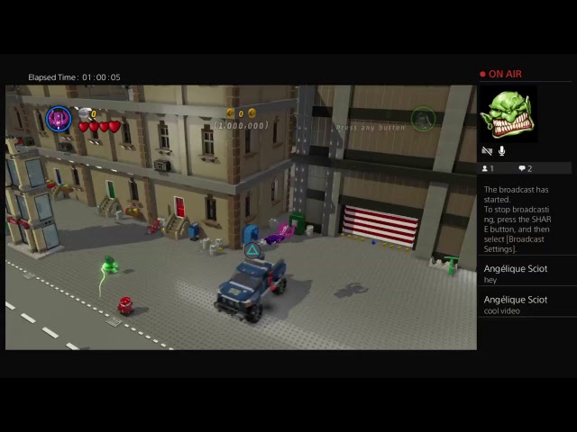 Playing Lego Marvel on PS4