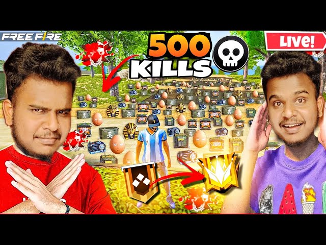 தமிழ்🔴50 KILLS CHALLENGE & GRANDMASTER PUSHING #vrsgamerff #freefire #viral #brranked