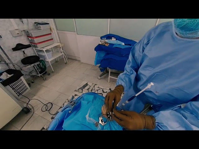 Stereotactic biopsy recorded by stereoscopic camera. 3D_VR