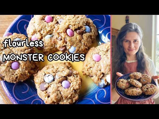 Flourless Monster Cookies | LOW CARB | GLUTEN FREE | EASY