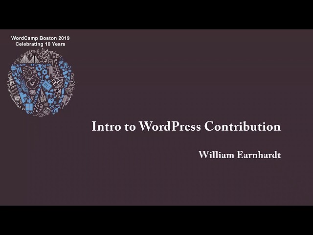 Introduction to WordPress Contribution