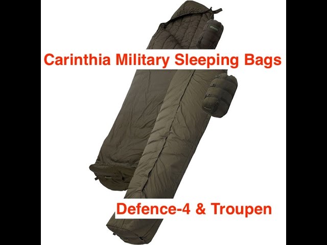 Carinthis Sleeping Bag System. Are the Defense 4 and the Troupen the best winter bag combo