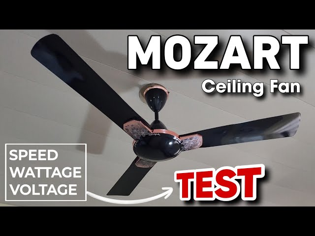 Orient Electric MOZART Ceiling Fan Performance TEST | Air Delivery, Speed & Energy Efficiency