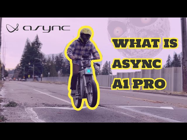 NOT Your Home Planet’s E-Bike: The Async A1 Pro