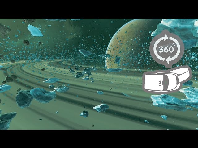 Internal Peace Solar System Space Mega VR 360 video 4K Saturn