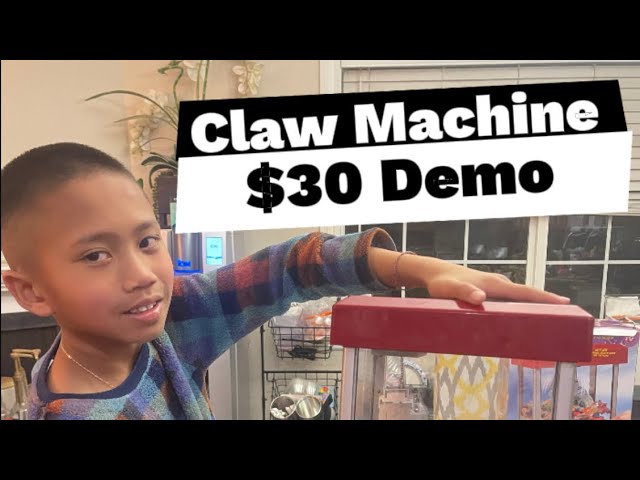 Claw Machine Game Demo for $30 from Marshalls #clawmachine #gaming #arcade #claw #candies