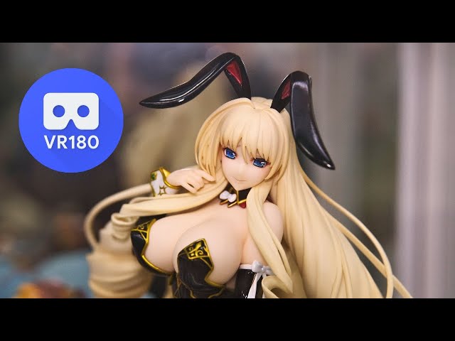 【3D VR180】CLIP☆CRAFT ユニオリズム・カルテット シルヴェリア バニーフィギュアサンプル展示立体視