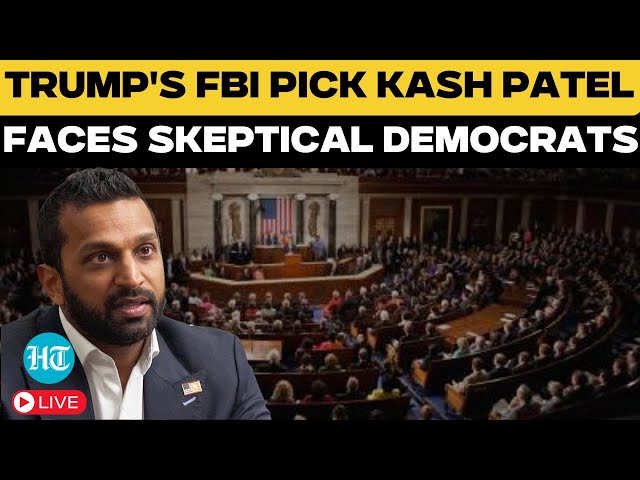 Kash Patel Confirmation Hearing LIVE | Trump's FBI Director Pick Faces Democrats | Senate Hearing