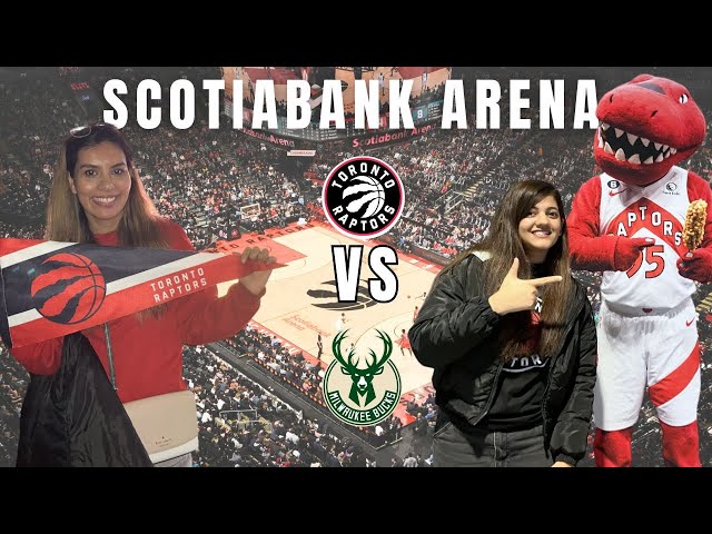 Our first Toronto Raptors game at Scotiabank Arena | Raptors vs Bucks LIVE Experience vlog