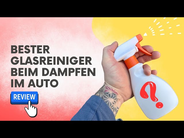 Bester Glasreiniger beim Dampfen im Auto 👈✨