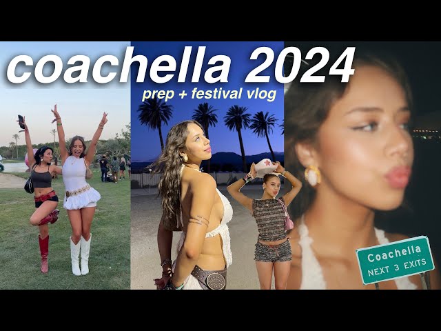 COME WITH ME TO COACHELLA 2024 VLOG | prepping for the festival in LA + *EPIC* coachella weekend