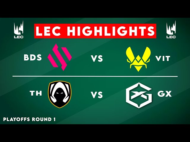 LEC Highlights ALL GAMES Playoffs Round 1 | LEC 2025 Winter by Onivia