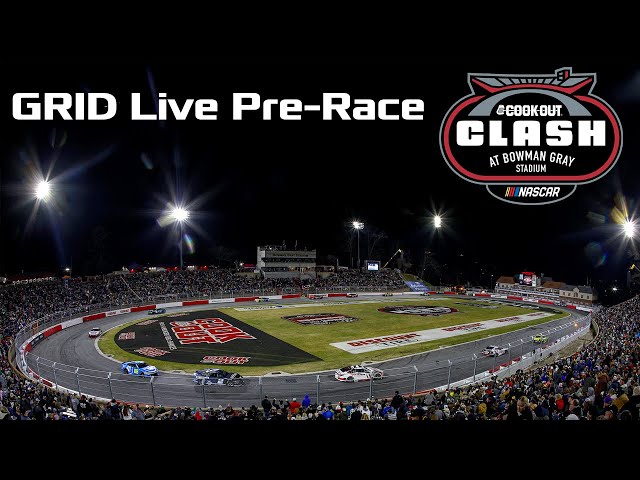 NASCAR Cook Out Clash at Bowman Gray Stadium | GRID Live Pre-Race