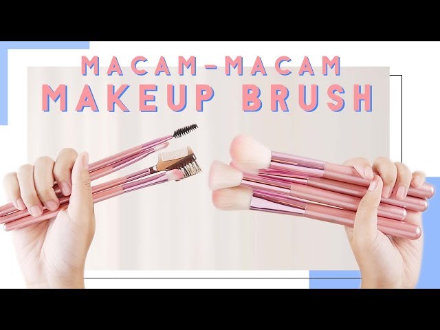 Jenis Make Up Brush Untuk Pemula | Cara Pakai dan Fungsi Make Up Brush