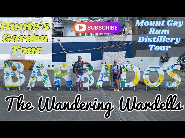 Barbados Cruise port tour ~ Hunte’s Gardens tour/ Mount Gay Rum Distillery tour ~