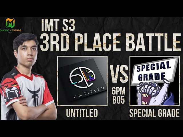 🔴LIVE IMT S3 | 3rd PLACE BATTLE | Moba legends: 5v5! | TOURNAMENT | PART 2