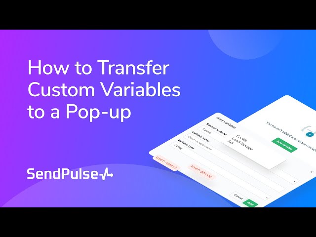 How to Transfer Custom Variables