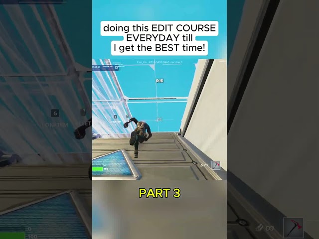 Do this EDIT COURSE EVERYDAY to get better FAST! (DAY 3) #fortnite