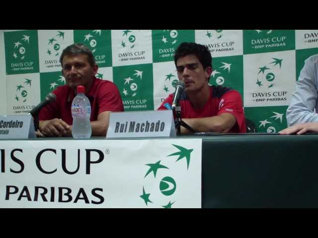 Davis Cup 2012 - Israel vs Portugal - 2nd rubber - Press conference with Rui Machado