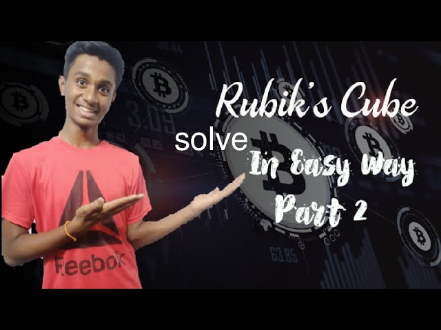 Easiet way to solve the RUBIK'S CUBE | In Kannada part 2#video #cube