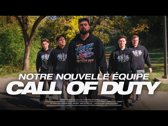 The new LA Guerrillas Gentle Mates Call of Duty team!