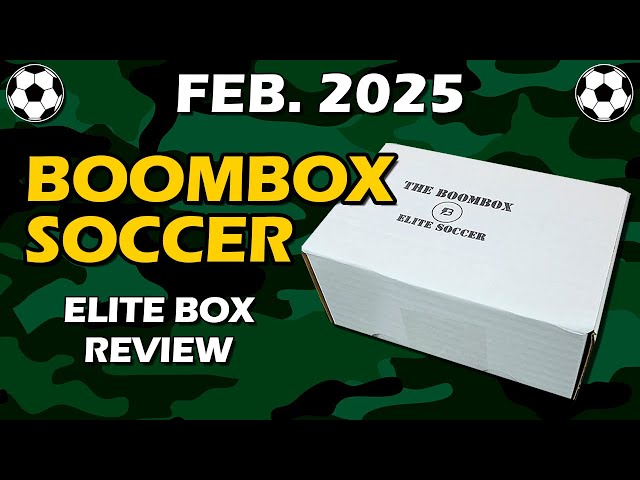 February 2025 Soccer ELITE Boombox Review (Panini & Topps Hobby repack)