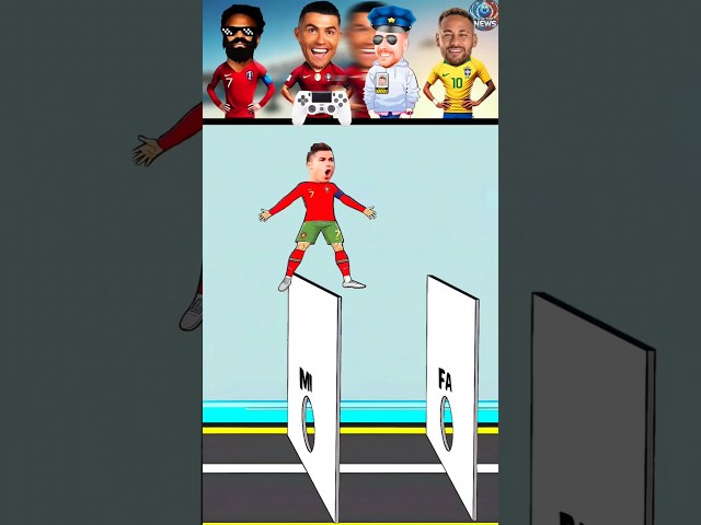 "Perfect Pitch: Ronaldo’s Epic Jump with MrBeast, Neymar & Speed!" 🎮🔥 #shorts