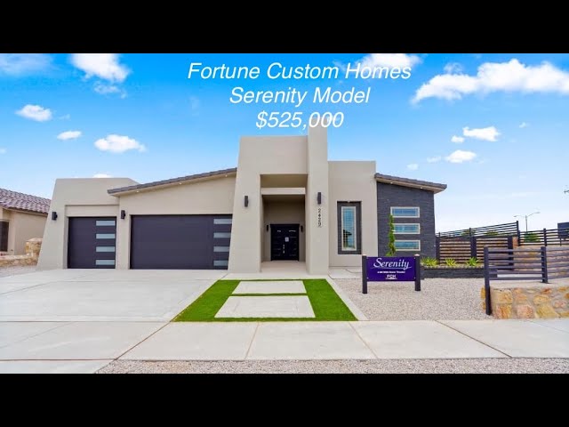 Taking a Full Tour inside Fortune Custom Homes Serenity Model!