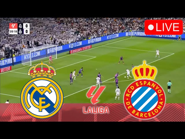 🔴REAL MADRID VS ESPANYOL [LIVE] | LA LIGA 24/25 Full Match Streaming Video PES 2021