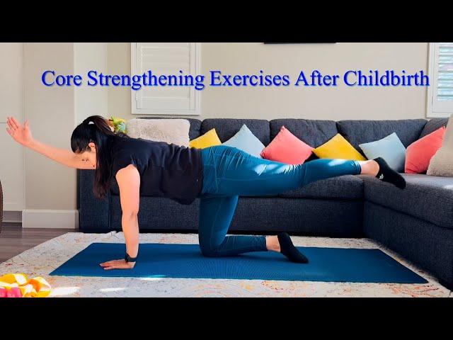 Postpartum Fitness: Core Exercises for a Stronger You| Workout With Me