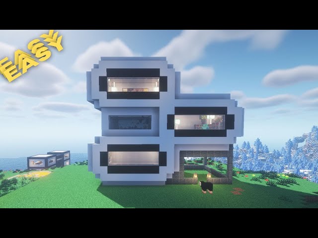 Minecraft: How To Build A Small Modern House Tutorial