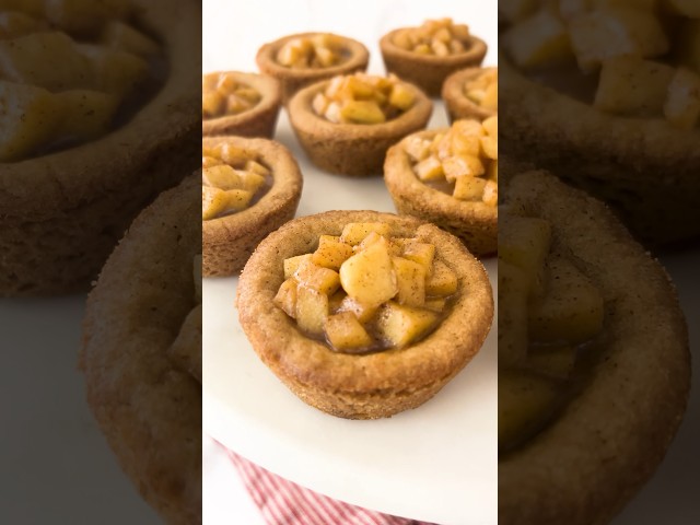 Caramel Apple Cookie Cups - Fall Dessert Idea!