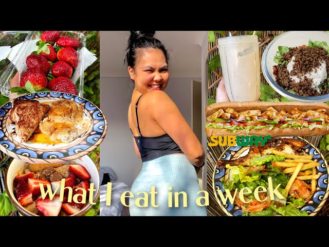 What I Eat in a Week +2000 CALORIES | 135g PROTEIN Diet  | a Week of Workouts for Strength Training