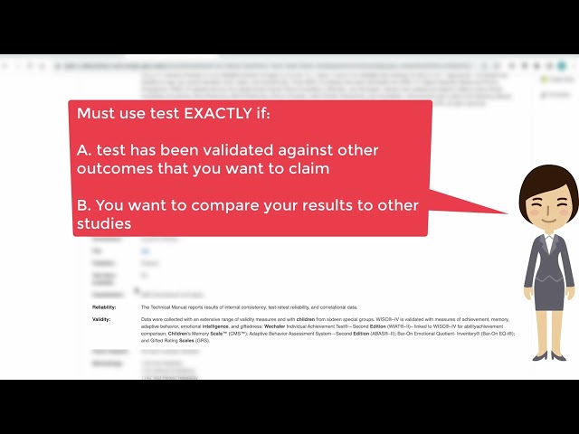 Finding Tests and Measures for Research