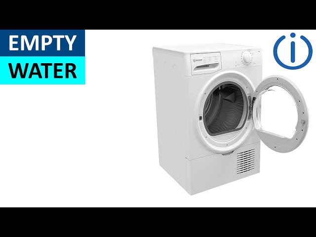 Indesit Tumble Dryer How to empty the water on Indesit Condensing Tumble Dryer