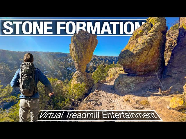 Chiricahua Stone Formation Walk - Arizona Virtual Treadmill Walking Tour - 4k City Walks