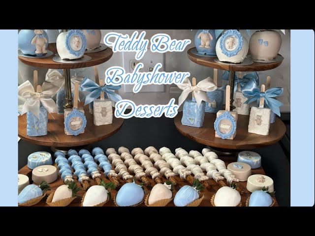 Teddy Bear Theme Dessert Table | Babyshower