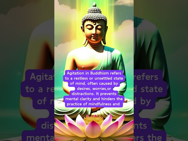 Agitation in Buddhism