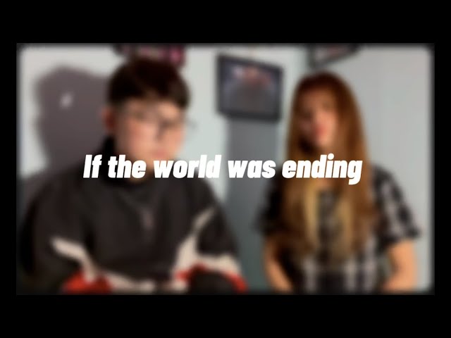 [ Siblings Singing ] If the world was ending ( cover ) #coversong #siblingsinging