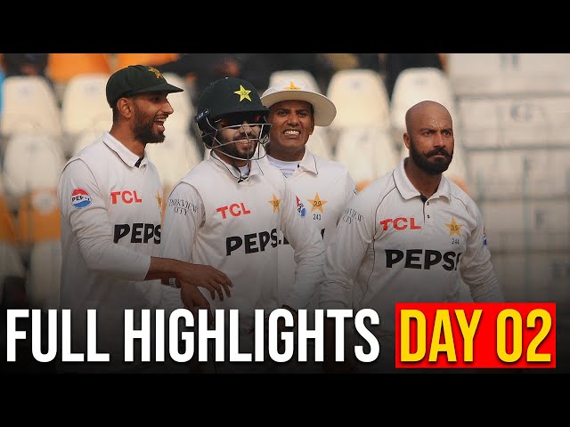 Full Highlights | Pakistan vs West Indies | 1st Test Day 2 | PCB | M2I1A