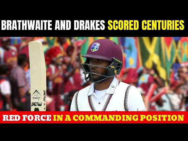 Brathwaite and Drakes STAMPED their authority | Red Force in DRIVER’s seat | Round 2 Day 1