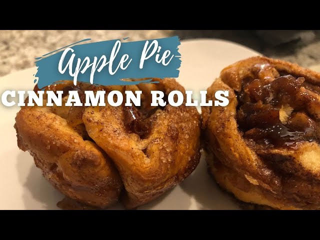 Apple Pie Cinnamon Rolls | Easy Crescent Rolls Recipe | Simple & Delicious!