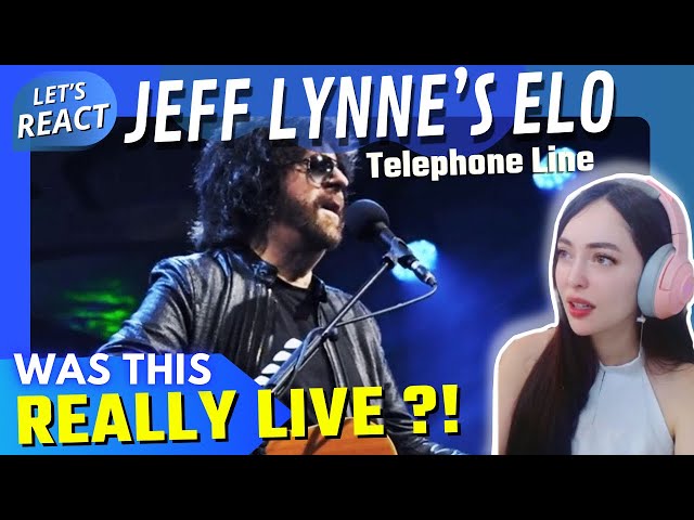 FIRST TIME REACTING to Jeff Lynne's ELO (Electric Light Orchestra) - Telephone Line live at Wembley