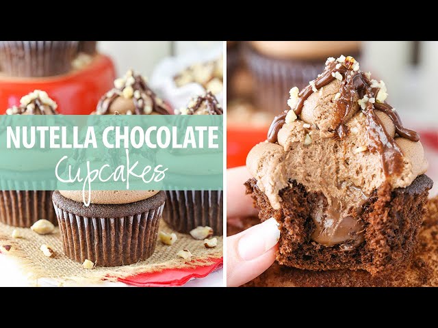 Nutella Chocolate Cupcakes