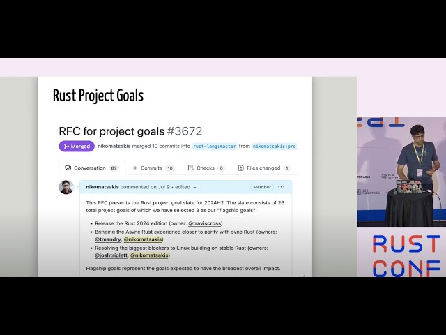 Nicholas Matsakis (Co-Lead, Rust Design Team): "Rust Roadmap 2.0” | KEYNOTE | RustConf 2024